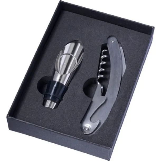  Wine set, 2 pcs Crna
