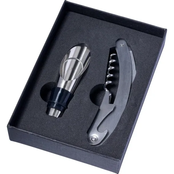  Wine set, 2 pcs Crna