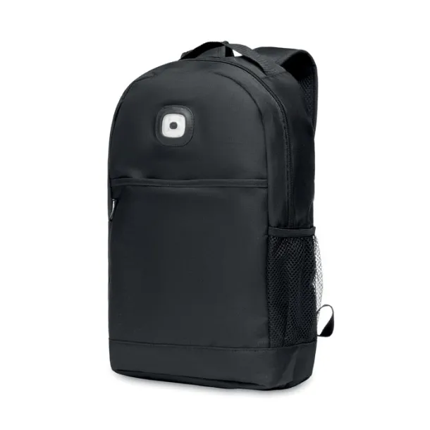 URBANBACK Backpack in RPET & COB light Black