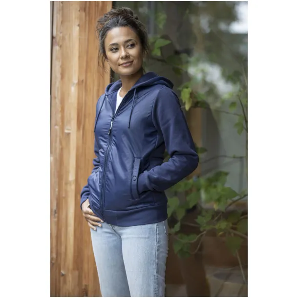 Darnell women's hybrid jacket - Elevate Life Steel grey