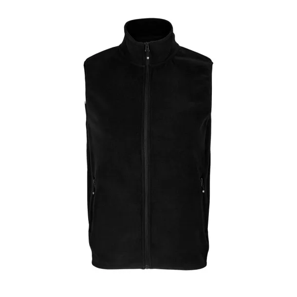  SOL'S FACTOR BW - UNISEX MICROFLEECE ZIP BODYWARMER - SOL'S Black