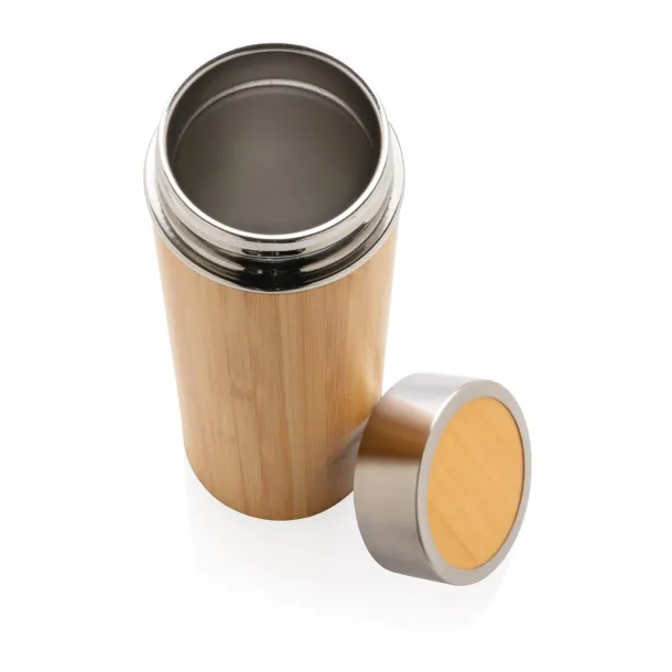  termos boca od bambusa, 350 ml - XD Collection Smeđa