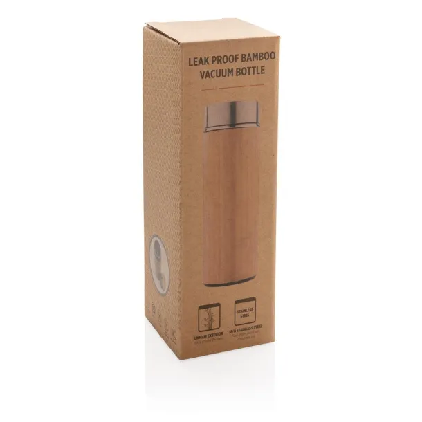  termos boca od bambusa, 350 ml - XD Collection Smeđa