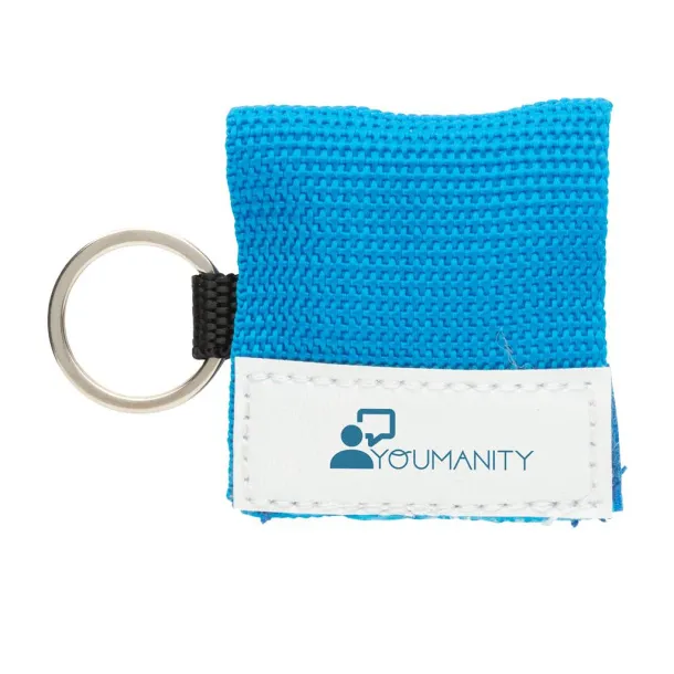  Keychain CPR mask - XD Collection Blue