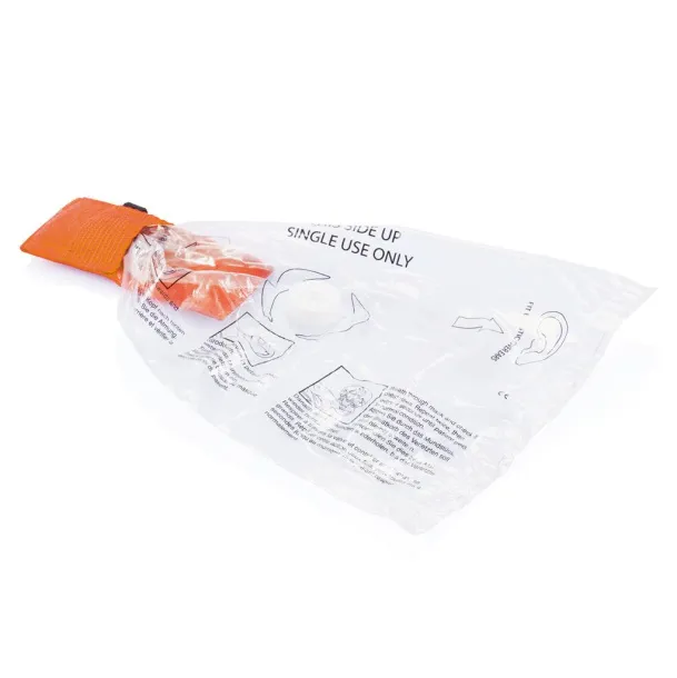  Keychain CPR mask - XD Collection Orange