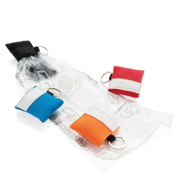  Keychain CPR mask - XD Collection Orange