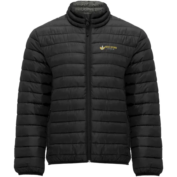 Finland men's insulated jacket - Roly Crna