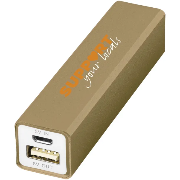 Volt 2200 mAh power bank - Unbranded Gold