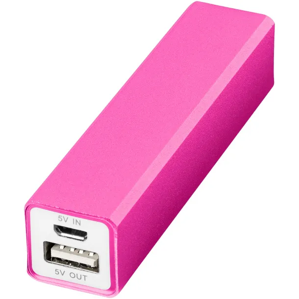 Volt 2200 mAh power bank Transparent pink