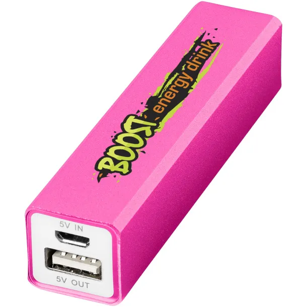 Volt 2200 mAh power bank Transparent pink