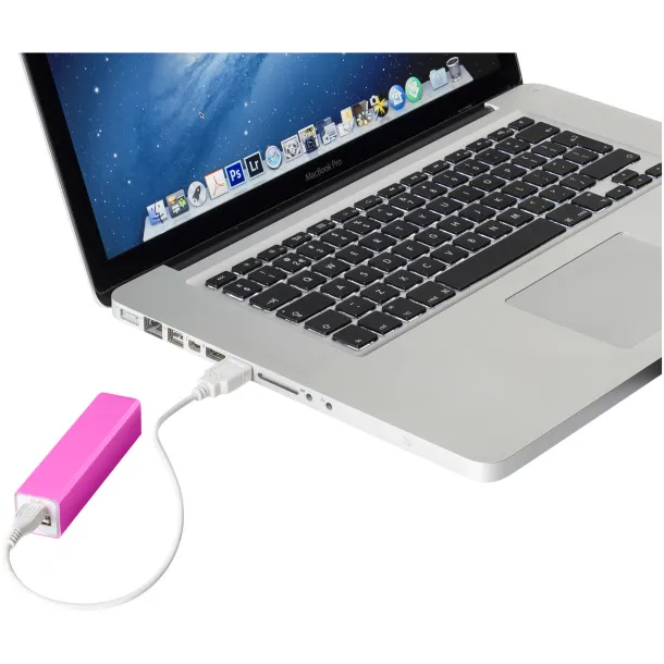 Volt 2200 mAh power bank Transparent pink