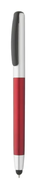 Fresno touch ballpoint pen Red Silver