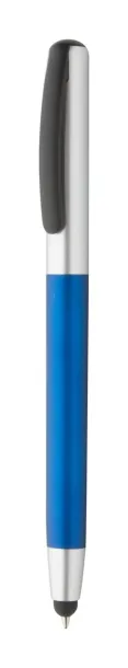 Fresno touch ballpoint pen Blue Silver