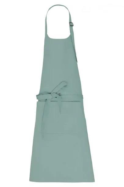  APRON WITH POCKET IN ORGANIC COTTON - Kariban Sage