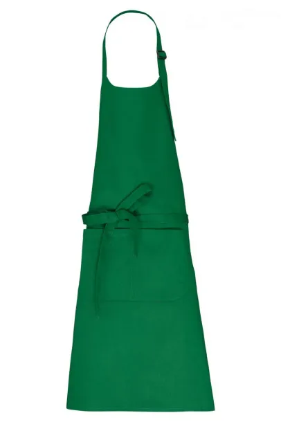  APRON WITH POCKET IN ORGANIC COTTON - Kariban Green Field
