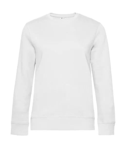  Ženski pulover s okruglim izrezom, 280 g/m² - B&C Bijela