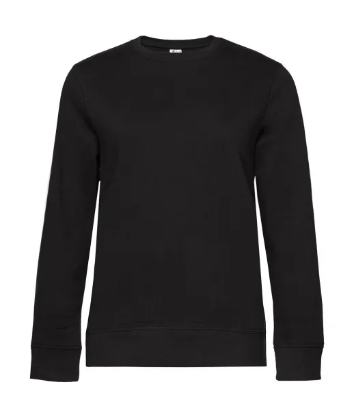  Ženski pulover s okruglim izrezom, 280 g/m² - B&C Black Pure