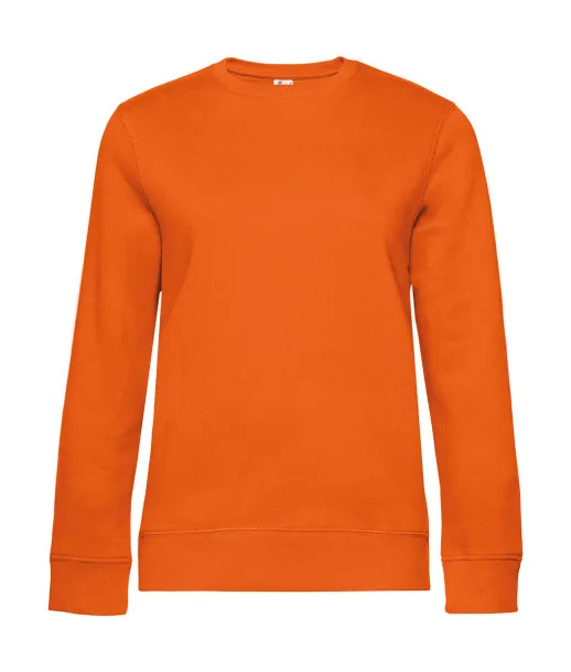  Ženski pulover s okruglim izrezom, 280 g/m² - B&C Pure Orange