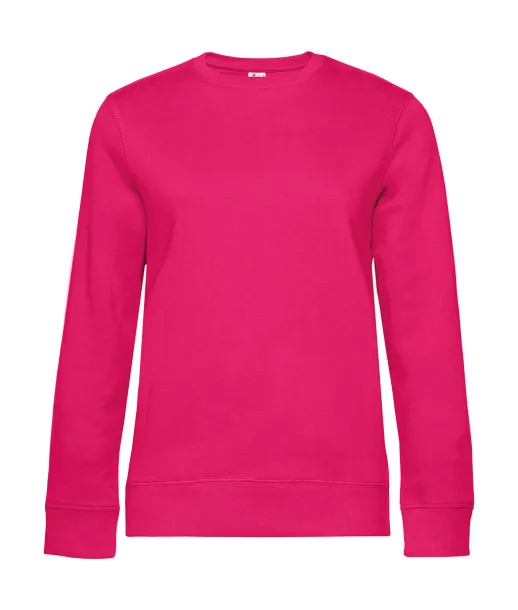  Ženski pulover s okruglim izrezom, 280 g/m² - B&C Magenta Pink