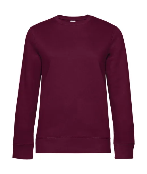  Ženski pulover s okruglim izrezom, 280 g/m² - B&C Dark Cherry