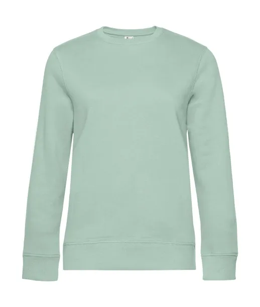  Ženski pulover s okruglim izrezom, 280 g/m² - B&C Aqua Green