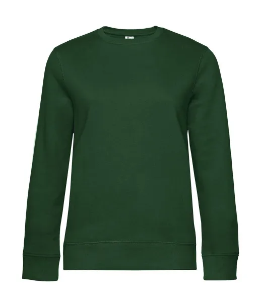  Ženski pulover s okruglim izrezom, 280 g/m² - B&C Zelena