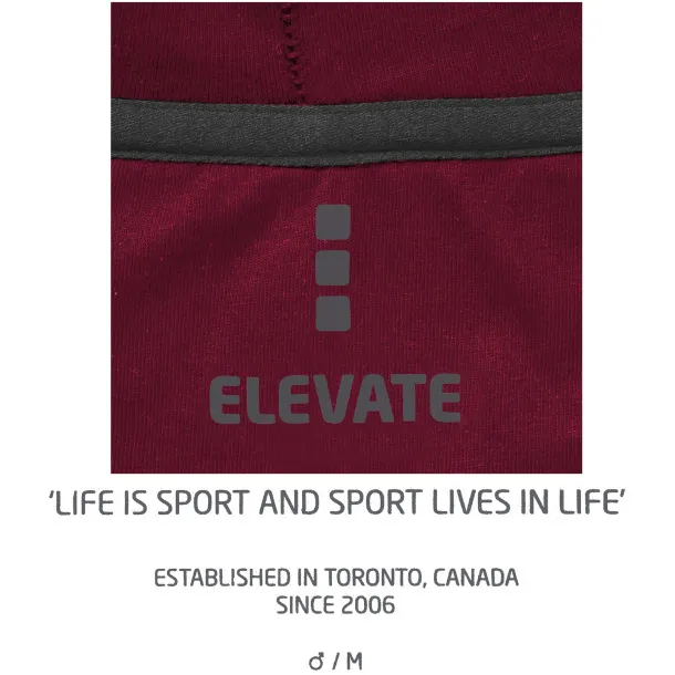 Arora hooded full zip kids sweater - Elevate Burgundy