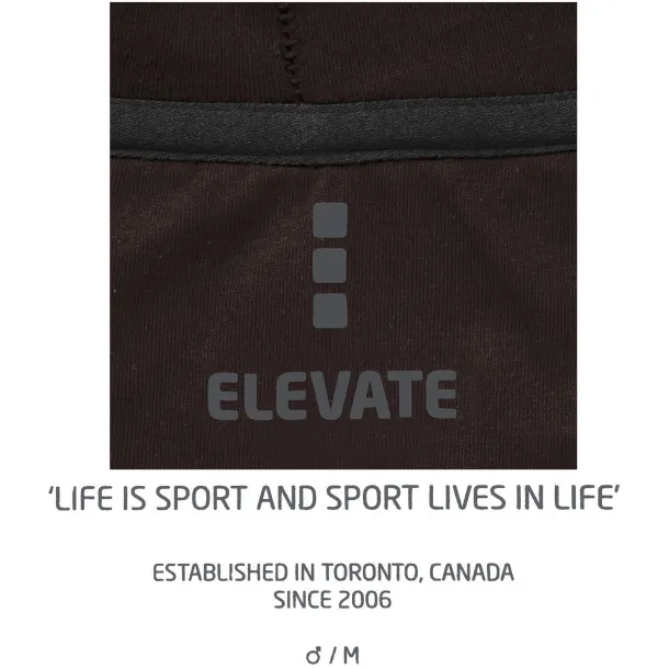 Arora hooded full zip kids sweater - Elevate Chocolate brown