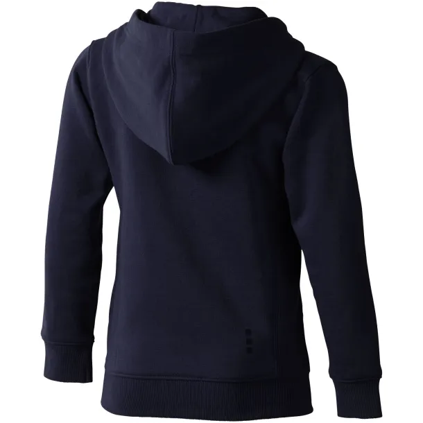 Arora hooded full zip kids sweater - Elevate Navy Blue