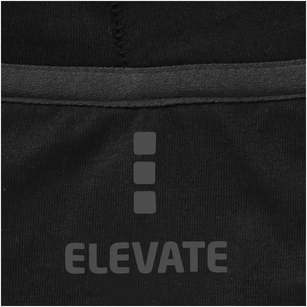 Arora hooded full zip kids sweater - Elevate Solid black