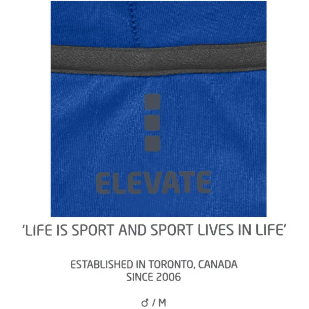 Arora hooded full zip kids sweater - Elevate Blue