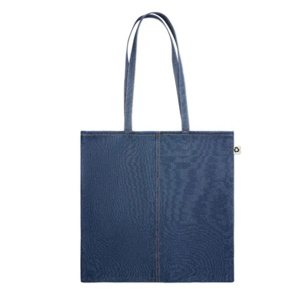 STYLE TOTE Recycled denim shopping bag, 250 gr/m² Blue