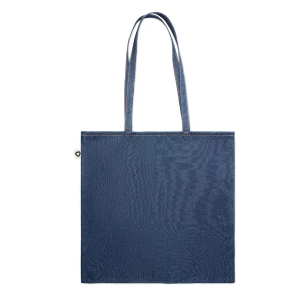 STYLE TOTE Recycled denim shopping bag, 250 gr/m² Blue