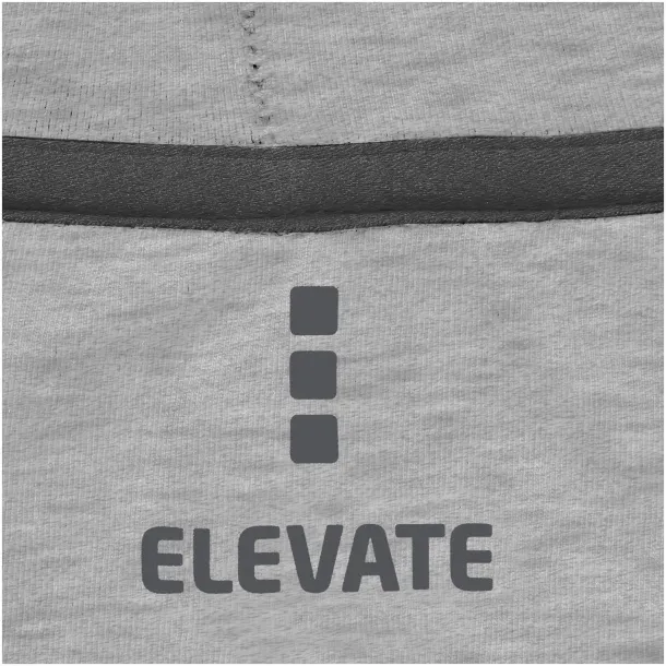 Arora hooded full zip kids sweater - Elevate Grey Melange