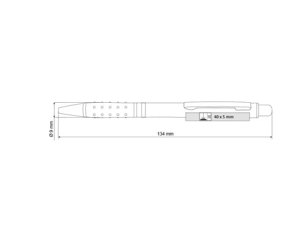 WINNING 2062 metal ball pen Black