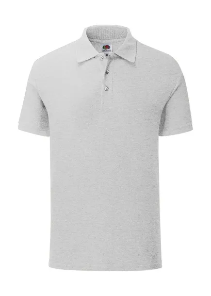  Iconic Polo - Fruit of the Loom Heather Grey