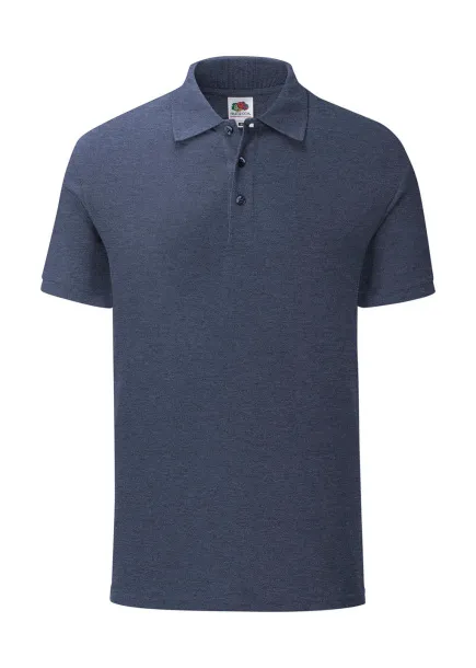  Iconic Polo - Fruit of the Loom Heather Navy