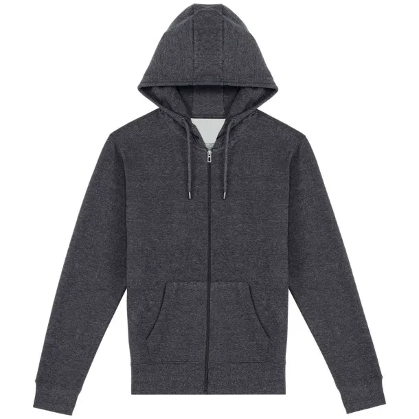 RACER unisex zip hoodie - Native Spirit Recycled Anthracite Heather