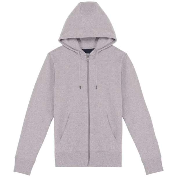 RACER unisex zip hoodie - Native Spirit Recycled Oxford Grey
