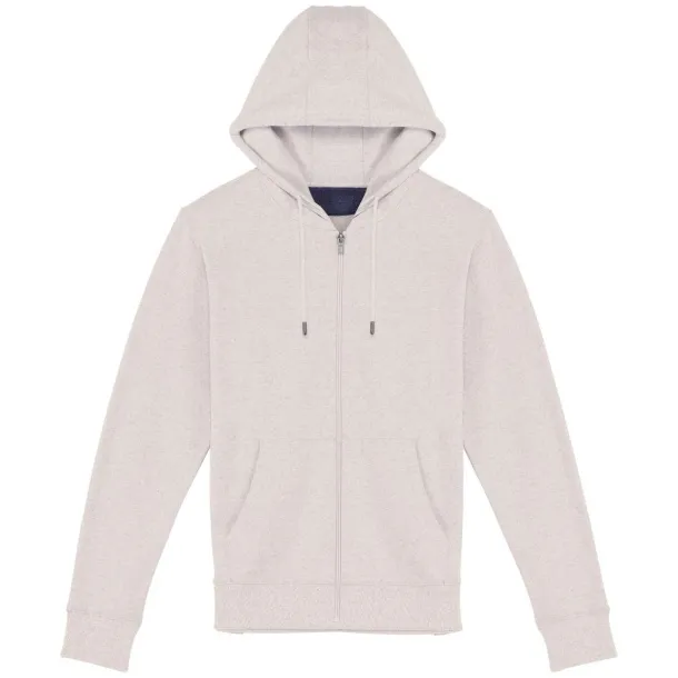 RACER unisex zip hoodie - Native Spirit Recycled Cream Heather