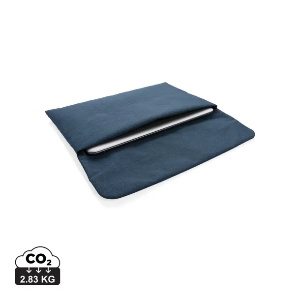  Magnetic closing 15.6" Laptop sleeve PVC free - XD Collection Blue 