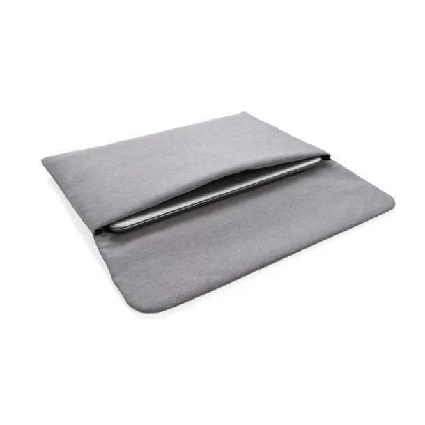  Magnetic closing 15.6" Laptop sleeve PVC free - XD Collection Grey