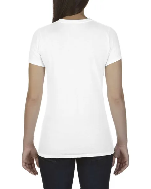  LADIES' LIGHTWEIGHT FITTED TEE - Comfort Colors White