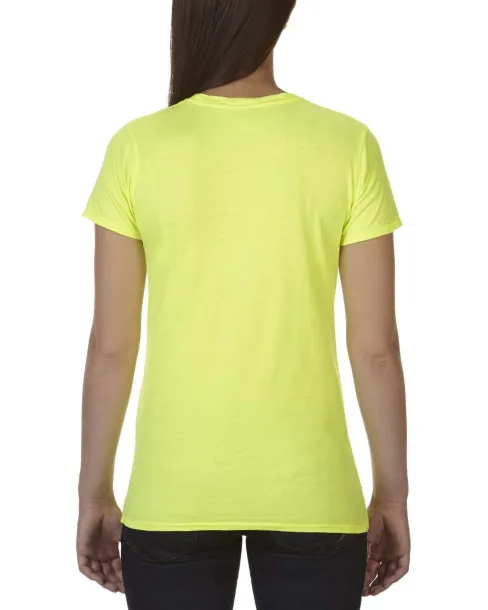  LADIES' LIGHTWEIGHT FITTED TEE - Comfort Colors Neon yellow