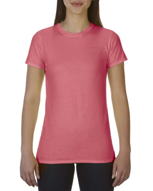  LADIES' LIGHTWEIGHT FITTED TEE - Comfort Colors Watermelon