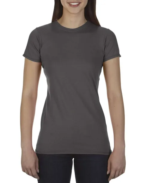  LADIES' LIGHTWEIGHT FITTED TEE - Comfort Colors Pepper