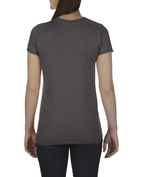  LADIES' LIGHTWEIGHT FITTED TEE - Comfort Colors Pepper