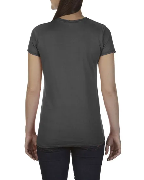  LADIES' LIGHTWEIGHT FITTED TEE - Comfort Colors Graphite