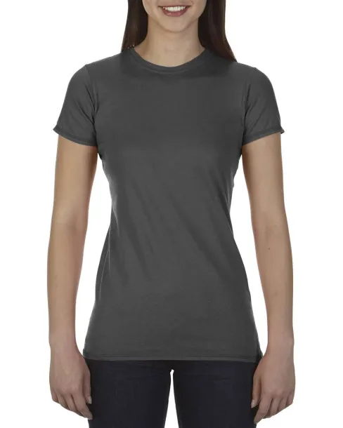  LADIES' LIGHTWEIGHT FITTED TEE - Comfort Colors Graphite