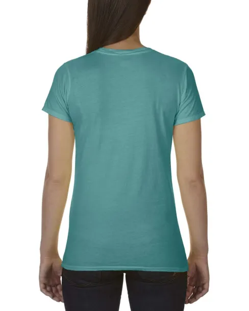  LADIES' LIGHTWEIGHT FITTED TEE - Comfort Colors Seafoam